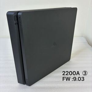 動作品 1円〜 ps4 SONY PlayStation4 2200A 500GB Jet Black 本体 fw 9.03 ソニー プレイステーション4 ジェットブラック 動作確認済み ③