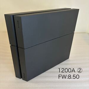 動作品 1円〜 ps4 SONY PlayStation4 1200A Jet Black 500GB 本体 fw8.50 ソニー プレイステーション4 ジェットブラック 動作確認済み ②