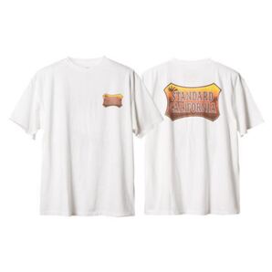 Standard California/スタンダード カリフォルニア SD SUNSET SHIELD LOGO T White XL 1回着用 半袖 komy