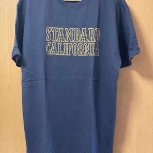 Standard California/スタンダード カリフォルニア SD Basic Logo T navy XL 1回着用 半袖 komy