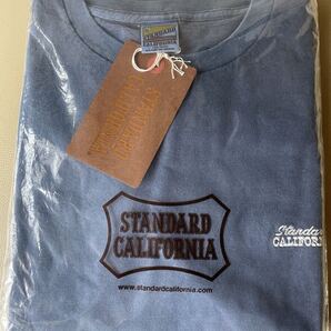 Standard California/スタンダード カリフォルニア SD NEW BOHEMIA SIGN LOGO T NAVY XL ピグメント染め ウォッシュ加工 半袖 未使用