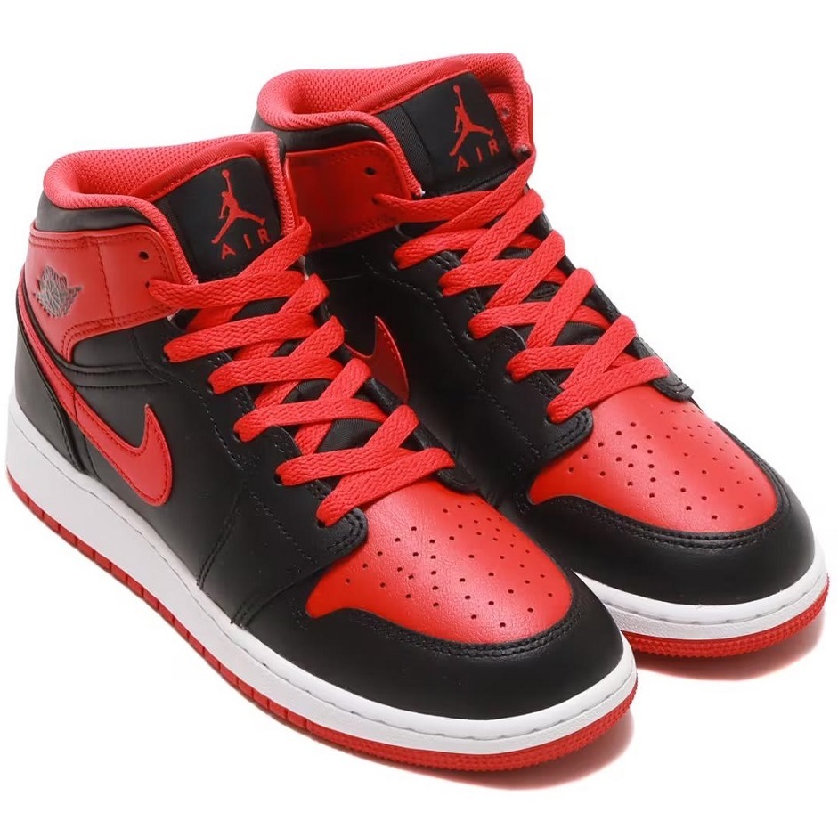 ナイキ　新品　エア　ジョーダン1 MID 24.5㎝ 新品24 5cm】NIKE｜AIR JORDAN 1 MID (GS)｜エアジョーダン1