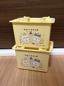 ★ ちいかわ ミニバスケット 2個セット 小物入れ 重ねられる 収納 キャラクター スケーター ★ 新品 未使用