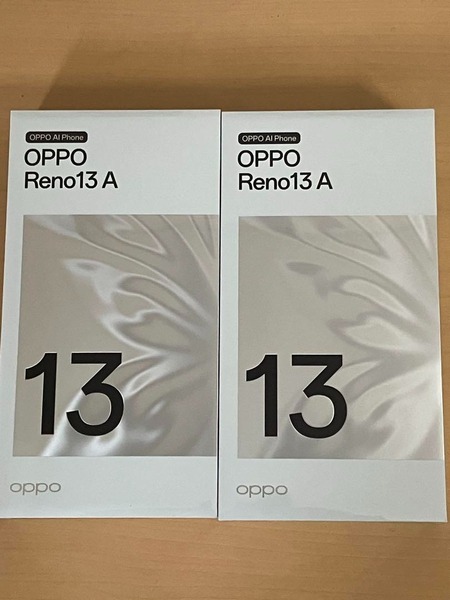 【新品未使用】OPPO Reno13A ルミナスネイビー SIMフリー2台