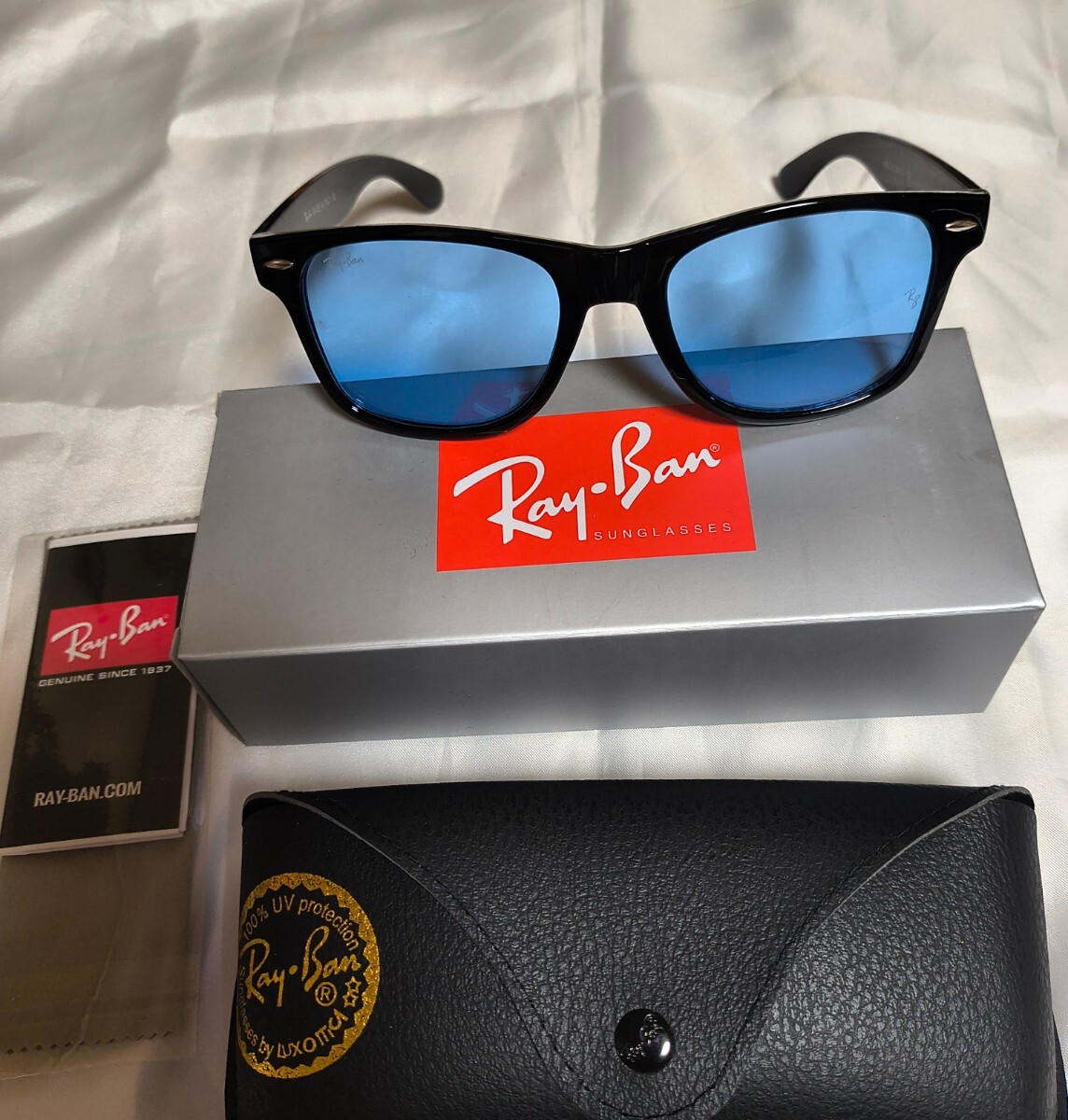 中古美品 RAYBAN NEW WAYFARER CLASSICレンズ:ブルー 2025年最新】Yahoo!オークション -ウェイファーラー ブルーの