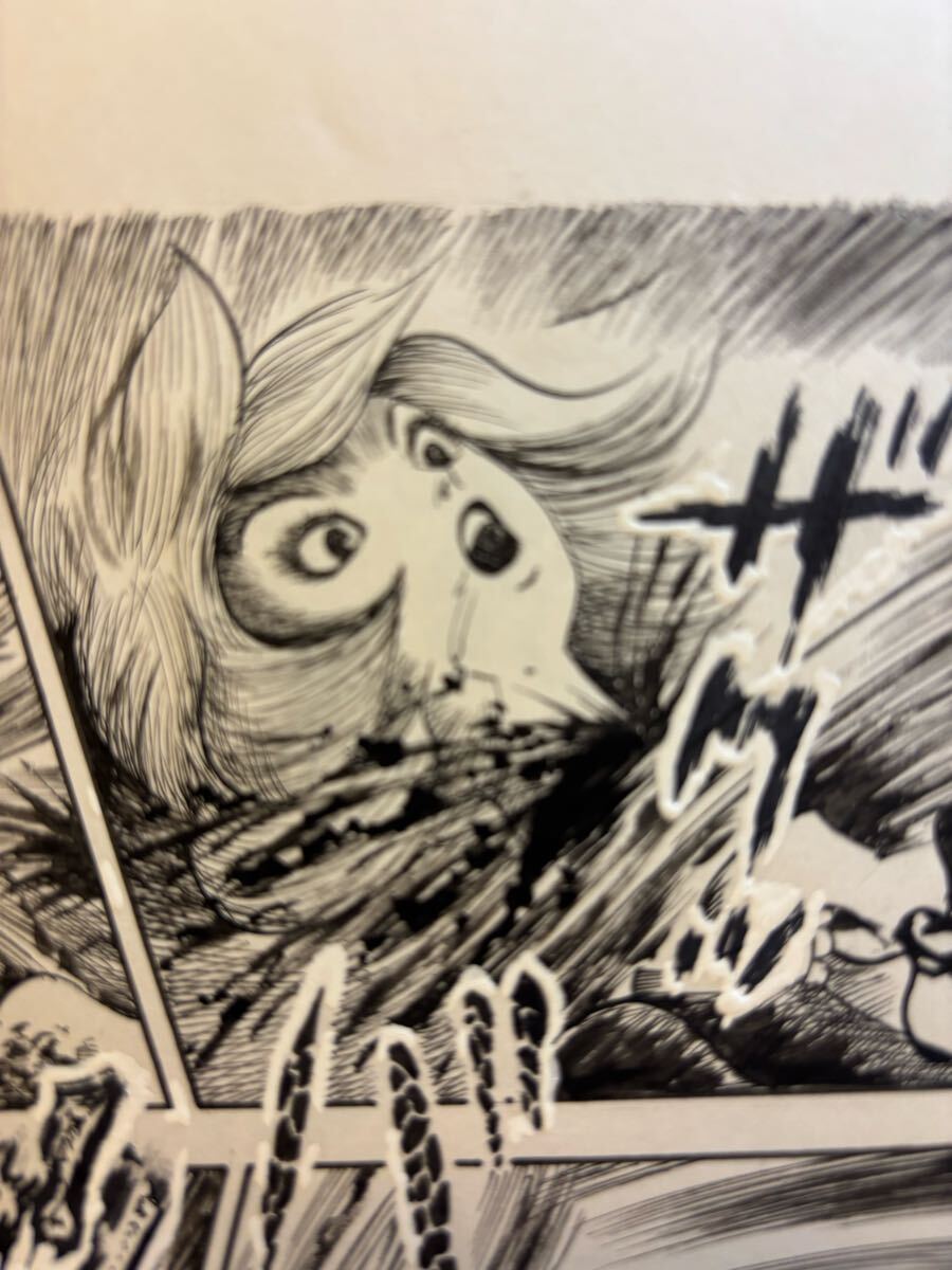 日野日出志　直筆原画　「花地獄」２　B４サイズ３ページ分 Yahoo!オークション -「日野日出志」(サイン、直筆画) の落札