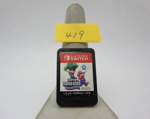 ☆ NINTENDO SWITCH スーパーマリオブラザーズ ワンダー ソフト 中古☆