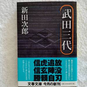 歴史小説 「武田三代」 新田次郎 著