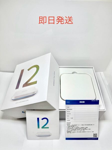 2025年最新版 正規代理店品 UBOX12 安博科技 Unblocktech TVボックス 日本仕様 新品未使用 安博12 tvbox