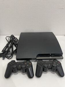 【お花太郎】★PlayStation3/プレイステーション3 SONY/ソニー PS3 ブラック 本体 コントローラー2点 CECH-2100A D101