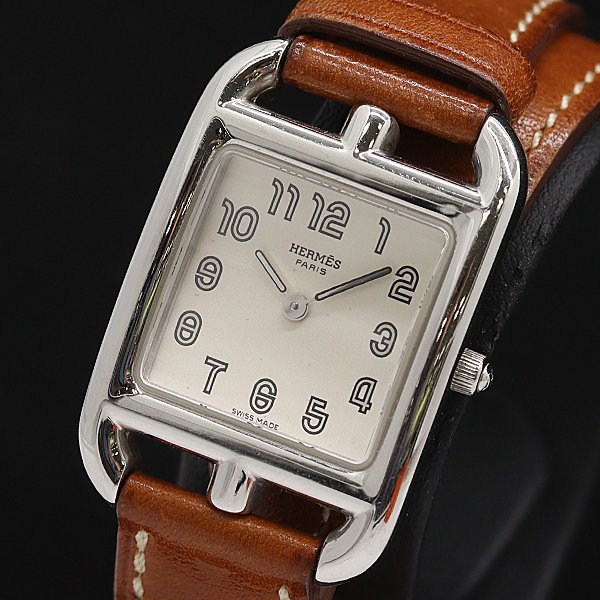 「期間限定お値下げ】美品 エルメス 時計ケース 腕時計 空箱 ボックス 外箱付き エルメス/ウォッチケース/時計ケース/箱/純正品BOX/冊子の高価