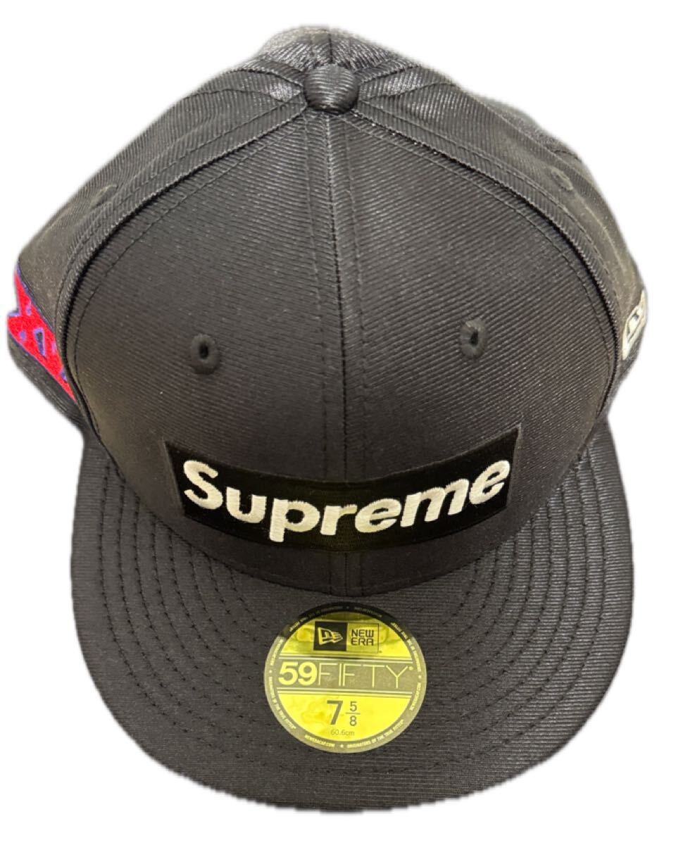 レア【シュプリーム】ニューエラ ボックスロゴ キャップ ブラック サイズ 8 Supreme 新品 シュプリーム SUPREME Box Logo New Era ボックス