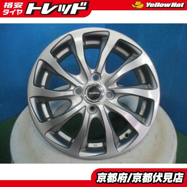 nyaブリヂストン中古タイヤ　ナット、ホイール付き DAIHATSU (ダイハツ) NAKED (ネイキッド) 純正 13×4.5J(+45)100