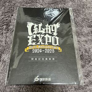 GLAY EXPO 西武鉄道 記念切符 開催記念乗車券