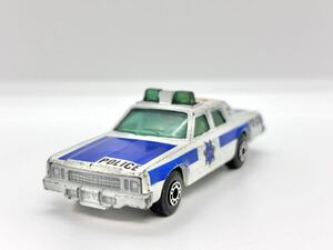 1979年 マッチボックス プリムス パトロールカー ミニカー マカオ製 matchbox PLYMOUTH GRAN FURY パトカー ポリスカー