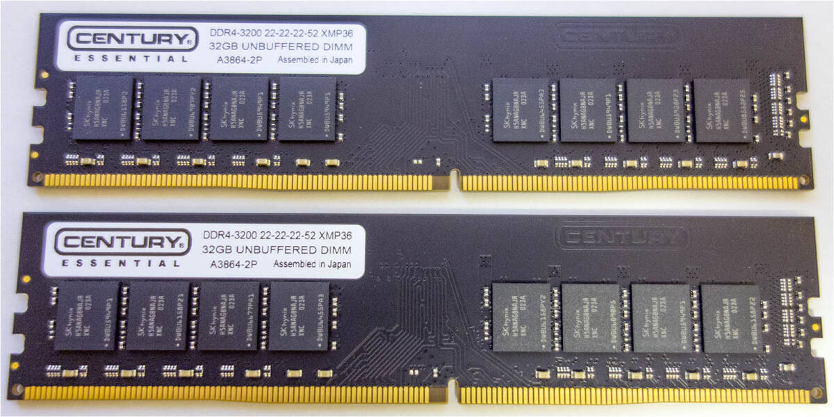 DDR4 3600MHz デスクトップ用DDR4メモリ 32GB２枚 合計64G Amazon | Crucial デスクトップ用増設メモリ 32GB(16GBx2枚