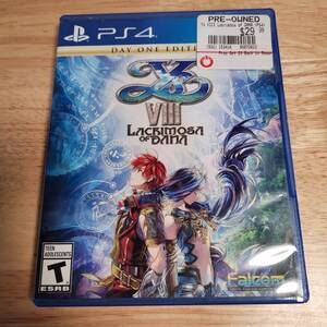 Ys VIII: Lacrimosa of Dana PS4 PlayStation 4, 2017 CIB Complete - Tested 海外 即決