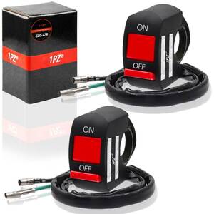 Universal Kill Switch 2 Wires for Dirt Pit Bike バイク Motovox Yamha Honda 海外 即決