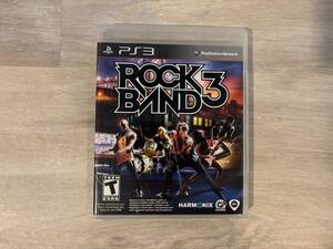 Rock Band 3 (Sony PlayStation 3 PS3, 2010) Excellent Condition! 海外 即決