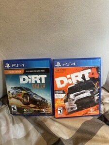 Dirt Rally & Dirt 4 PlayStation 4 Two Game Bundle 海外 即決