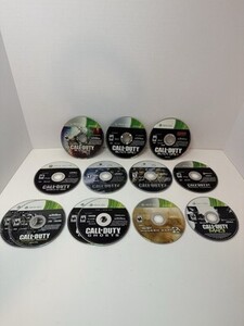 Lot of 11 Microsoft Xbox 360 Call Of Duty Game Lot - Disk Only - Untested 海外 即決
