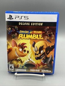 Crash Team Rumble: デラックス (Sony PlayStation 5, 2023) *Pre-owned* FREE SHIPPING 海外 即決