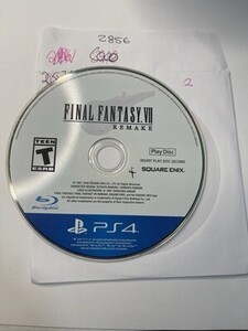 ファイナルファンタジー VII Remake Data Disc & Play Disc (PlayStation 4, 2020) 2DISCS ONLY 海外 即決
