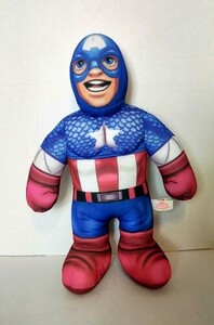 Captain America Marvel Super Hero Squad Plush 17" Tall 海外 即決
