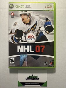 NHL 07 Xbox 360 Game - Complete, EA Sports Hockey, Good Condition, Fast Shipping 海外 即決