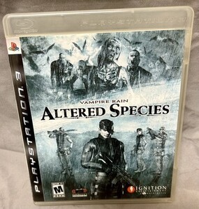 Vampire Rain: Altered Species (PlayStation 3 PS3, 2008) - Complete CIB w/ Poster 海外 即決