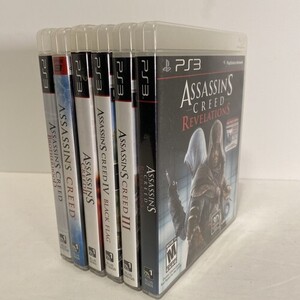 PS3 Assasins Creed Lot - used - good condition 海外 即決