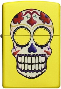 Zippo Day of the Dead Lemon Matte 24894 海外 即決