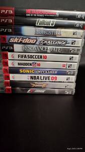 Lot of 11 PS3 Games Various PlayStation 3 Games 海外 即決