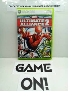 Marvel: Ultimate Alliance 2 (Xbox 360, 2009) Complete Tested Working - Free Ship 海外 即決