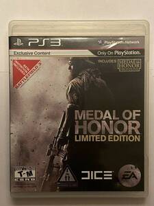 Medal of Honor - Limited Edition (Sony PlayStation 3, 2010) 海外 即決
