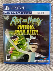 PS4 Rick & Morty: Virtual Rick-Ality Sony PlayStation 4 - VR 海外 即決