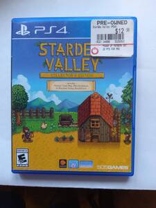PlayStation 4 PS4 Stardew Valley Collectors Edition Video Game No Soundtrack 海外 即決