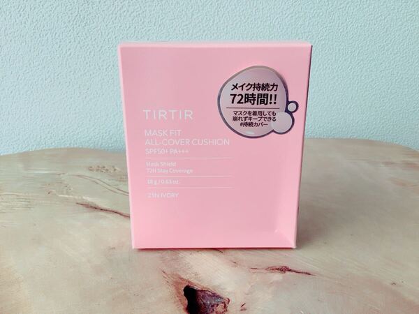 【TIRTIR】MASK FIT ALL-COVER CUSHION SPF50+PA+++ ティルティル マスクフィットオールカバークッション #21N IVORY 18g