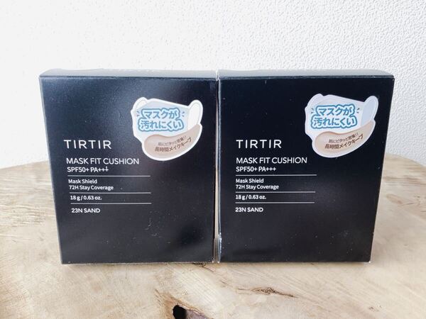 【TIRTIR】MASK FIT CUSHION SPF50+PA+++ 23N SAND 18g ティルティル マスクフィットクッション 2点