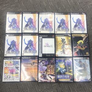 E435 ゲームソフト まとめ プレイステーション2 プレステ PS2 鬼武者 スーパーパズルボブル ガンダム無双 FF ジャンク品 中古 訳あり