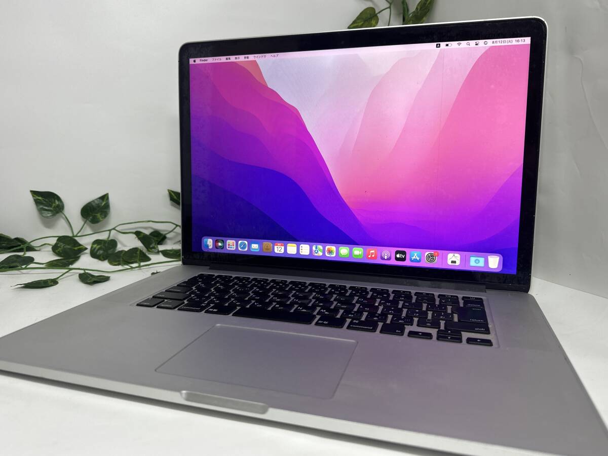 ジャンク品 MacBook Pro 2015 15\" i7、16GB、256GB ジャンク品 MacBook Pro 2015 15