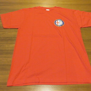 ◆送料無料◆新品◆ALFAROMEO/アルファロメオ◆オリジナルTシャツ「ALFA ITALIA」◆レッド◆上質生地◆他人とは一味違う一枚を♪