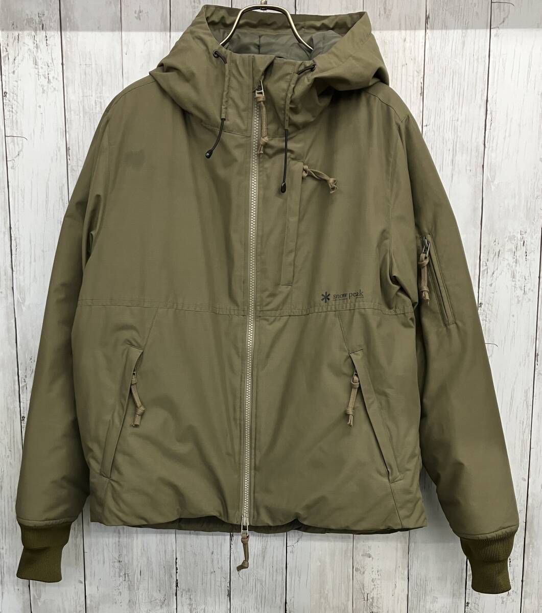 【未使用】peak　中綿ジャケット　Mサイス　22000円 SNOW PEAK GARMENT DYED DOWN JACKET – KICKS LAB.