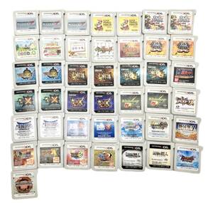 ジャンク 3DS ソフトまとめ売り計43点 妖怪三国志 ダンボール戦機 クマトモ シアトリズムファイナルファンタジー スーパーマリオメーカー等