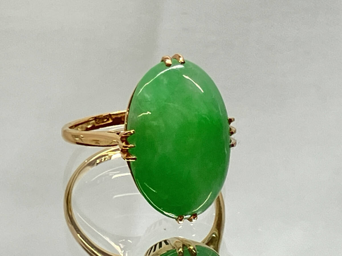 台湾翡翠 指輪 18K 2025年最新】Yahoo!オークション -翡翠 指輪 k18の中古品・新品