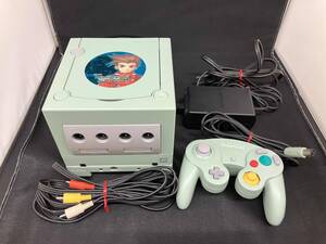 ジャンク 【ソフト読み込み不可のため】GC 本体 ゲームキューブ ゲームボーイプレーヤー テイルズオブシンフォニア シンフォニックグリーン
