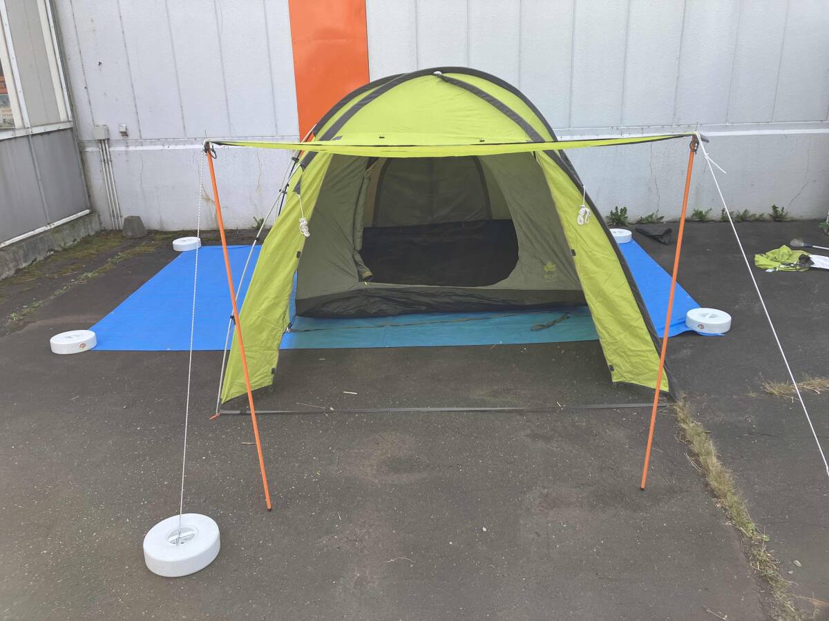 ROSY DOUBLE XL-BJ テント　未使用品 最安のツールームテント：ロゴス ROSY ドゥーブルXL-BJ - 北海道