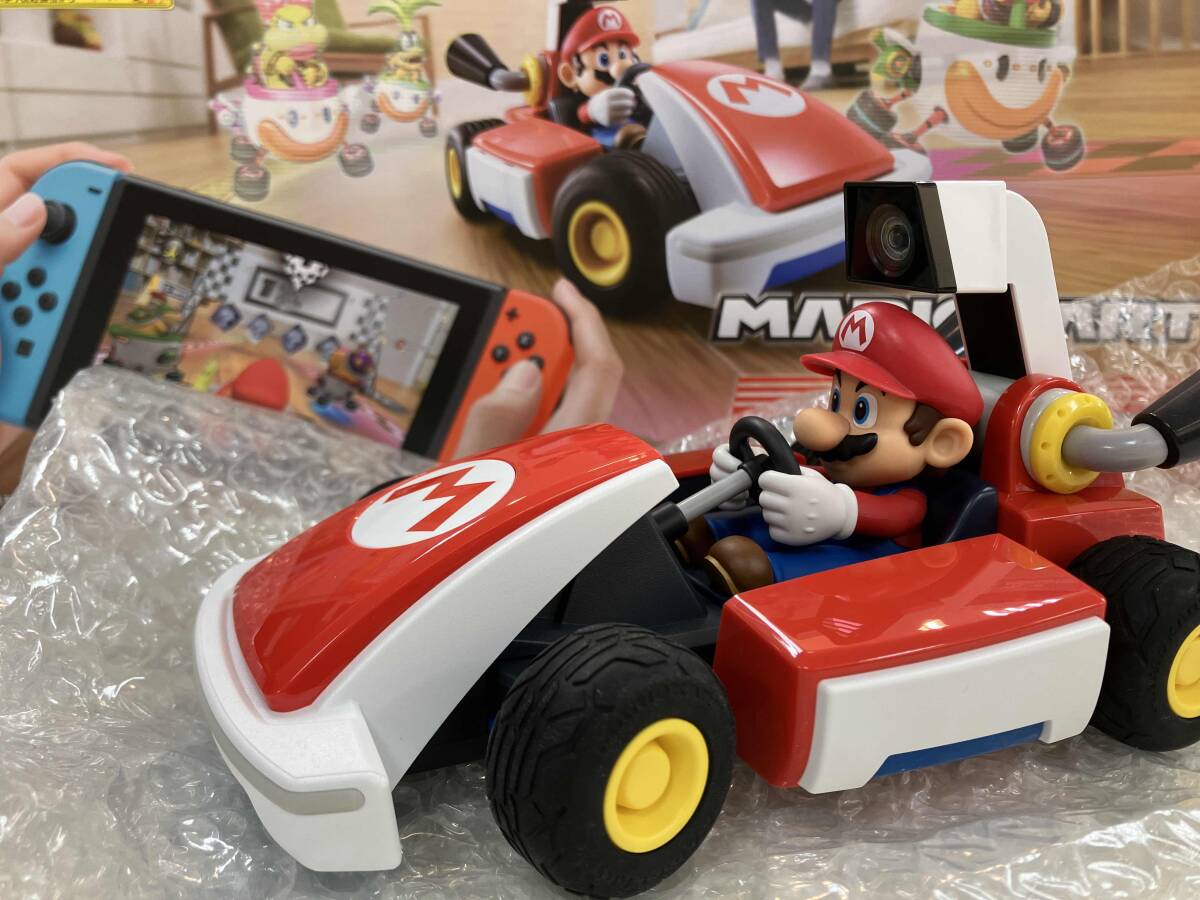 未開封❗️ニンテンドースイッチ、マリオカート ライブ ホームサーキット 二台 リビングがマリオカートのコースに！2台でマルチプレイ♪ マリオ