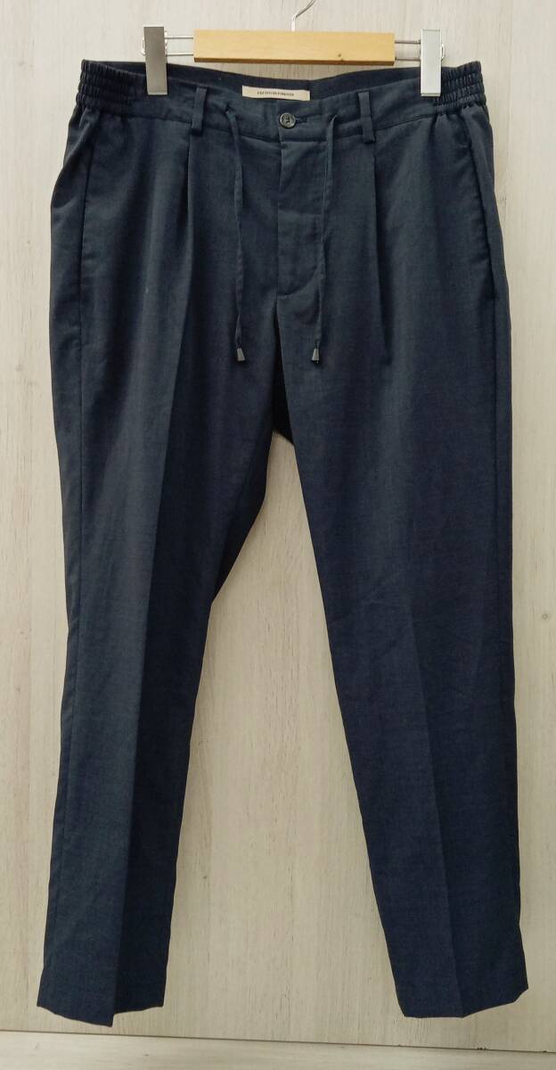 【未使用品】giab's ARCHIVIO タックストレッチスラックス 48 未使用品】giab's ARCHIVIO タックストレッチスラックス 48