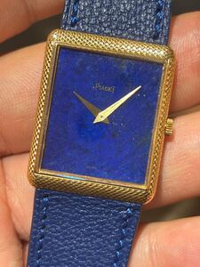 Piaget lapis циферблат бак стиль механический завод редкий 18KYG чистота . порез . цена